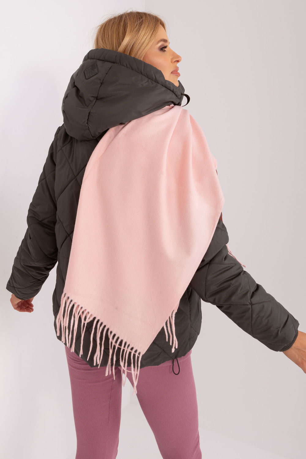 Châle femme AT — rosé