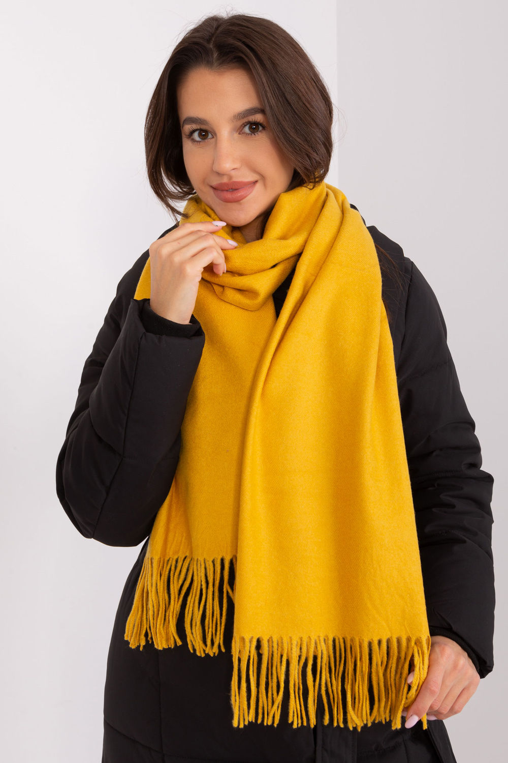 Châle femme AT — jaune