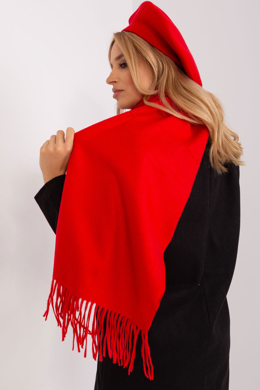 Châle femme AT — rouge