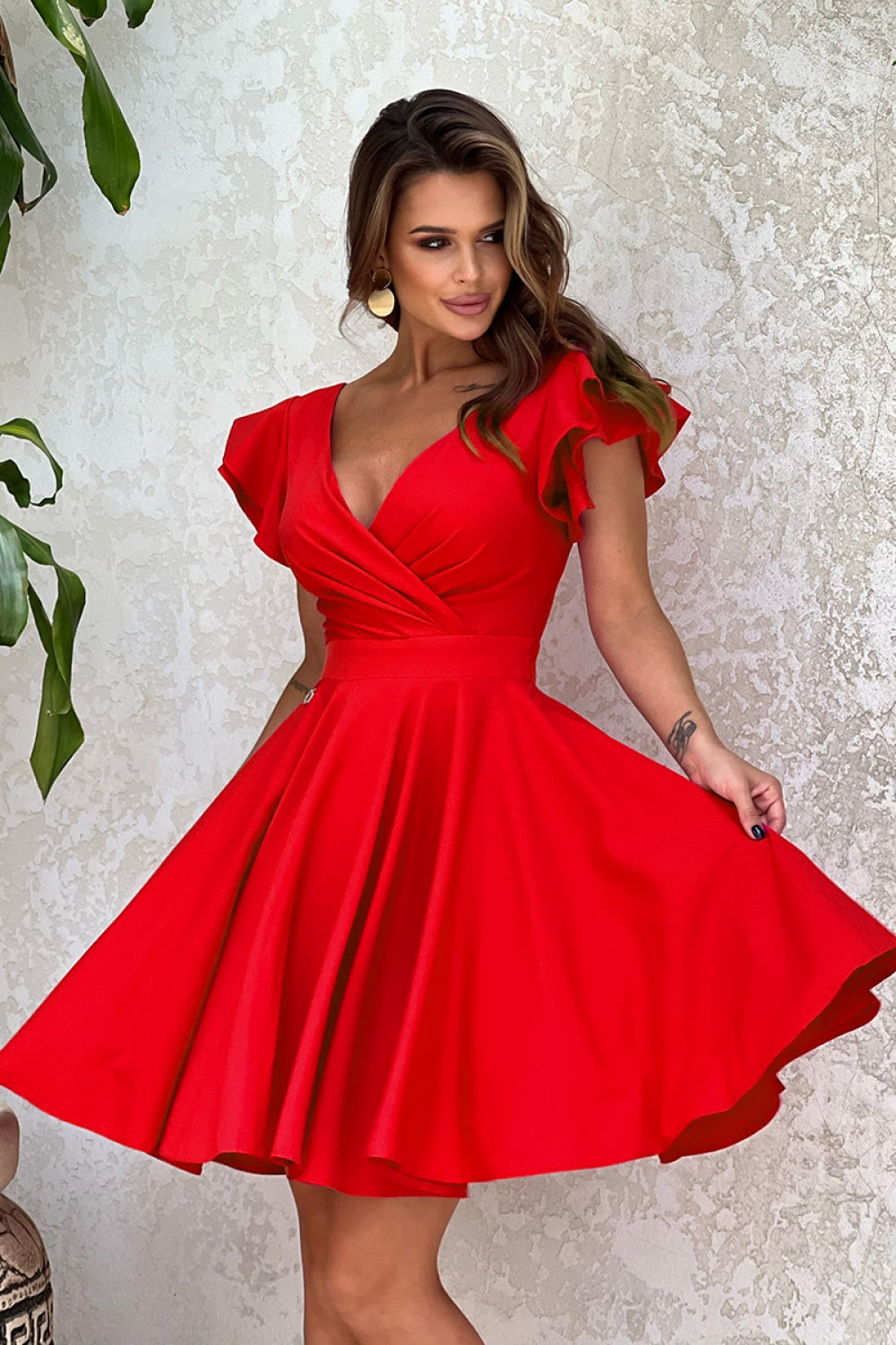 Robe femme Bicotone De Cocktail De — rouge