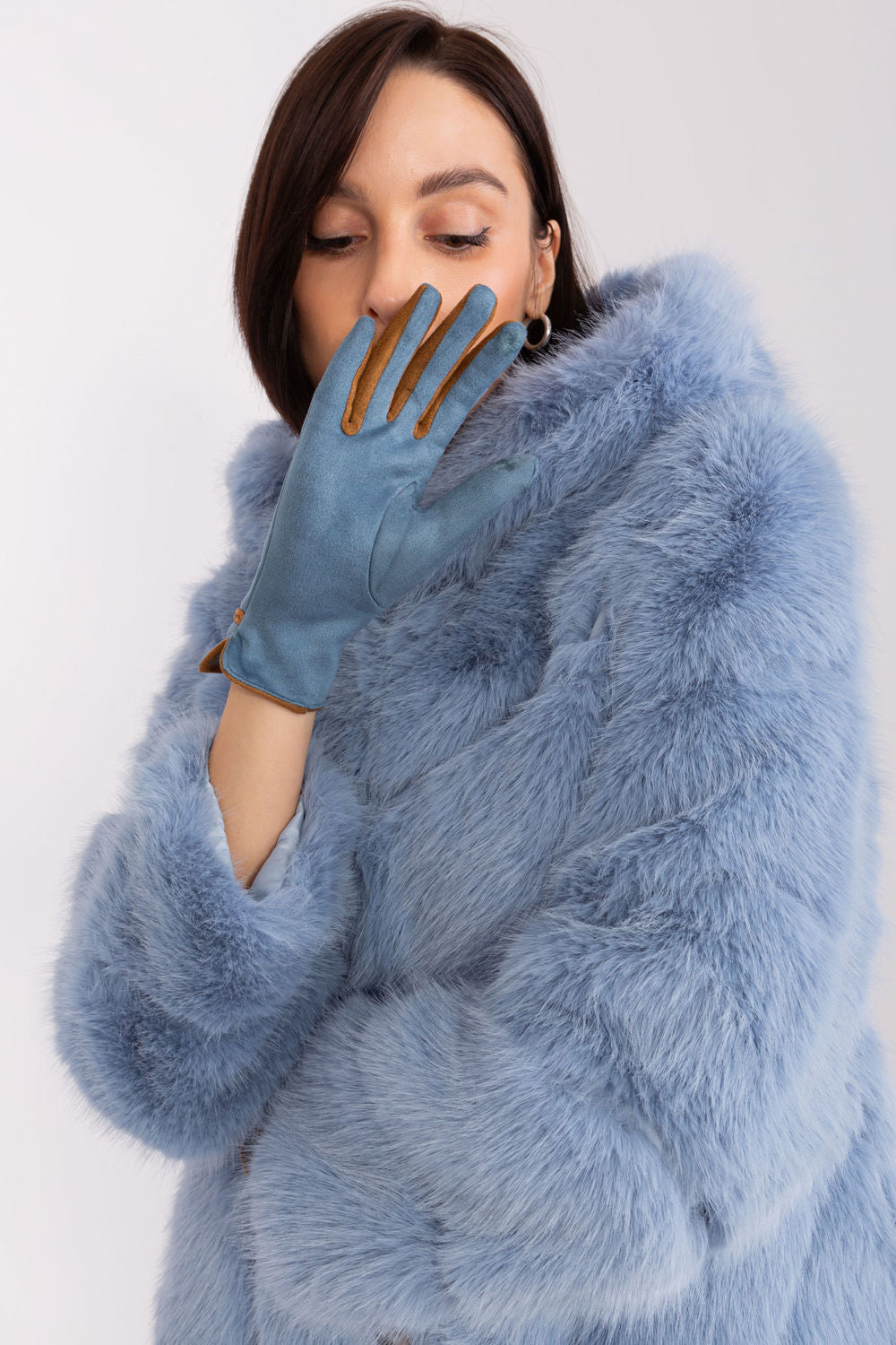 Gants femme AT — bleu