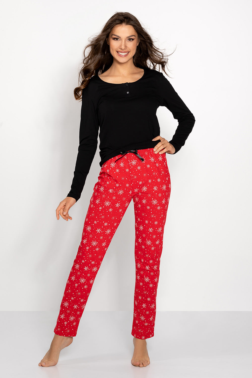 Pyjama femme Momenti Per Me — rouge
