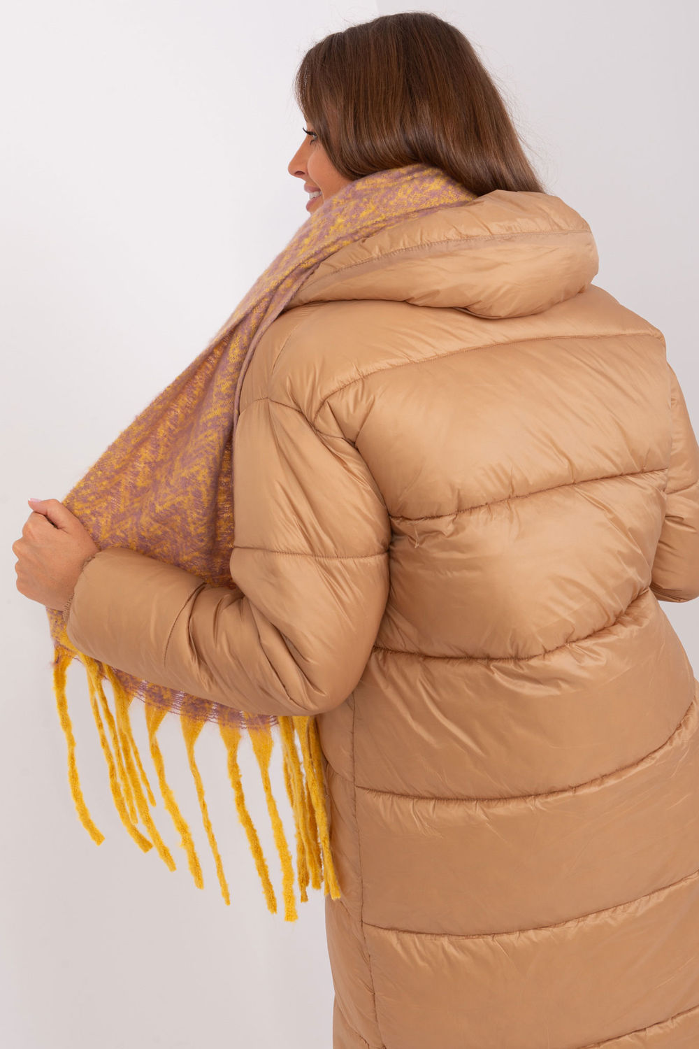 Châle femme AT — jaune