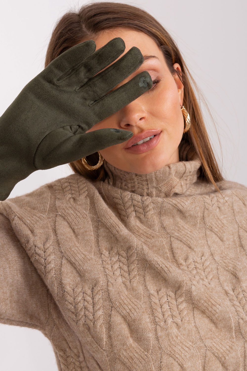 Gants femme AT — vert