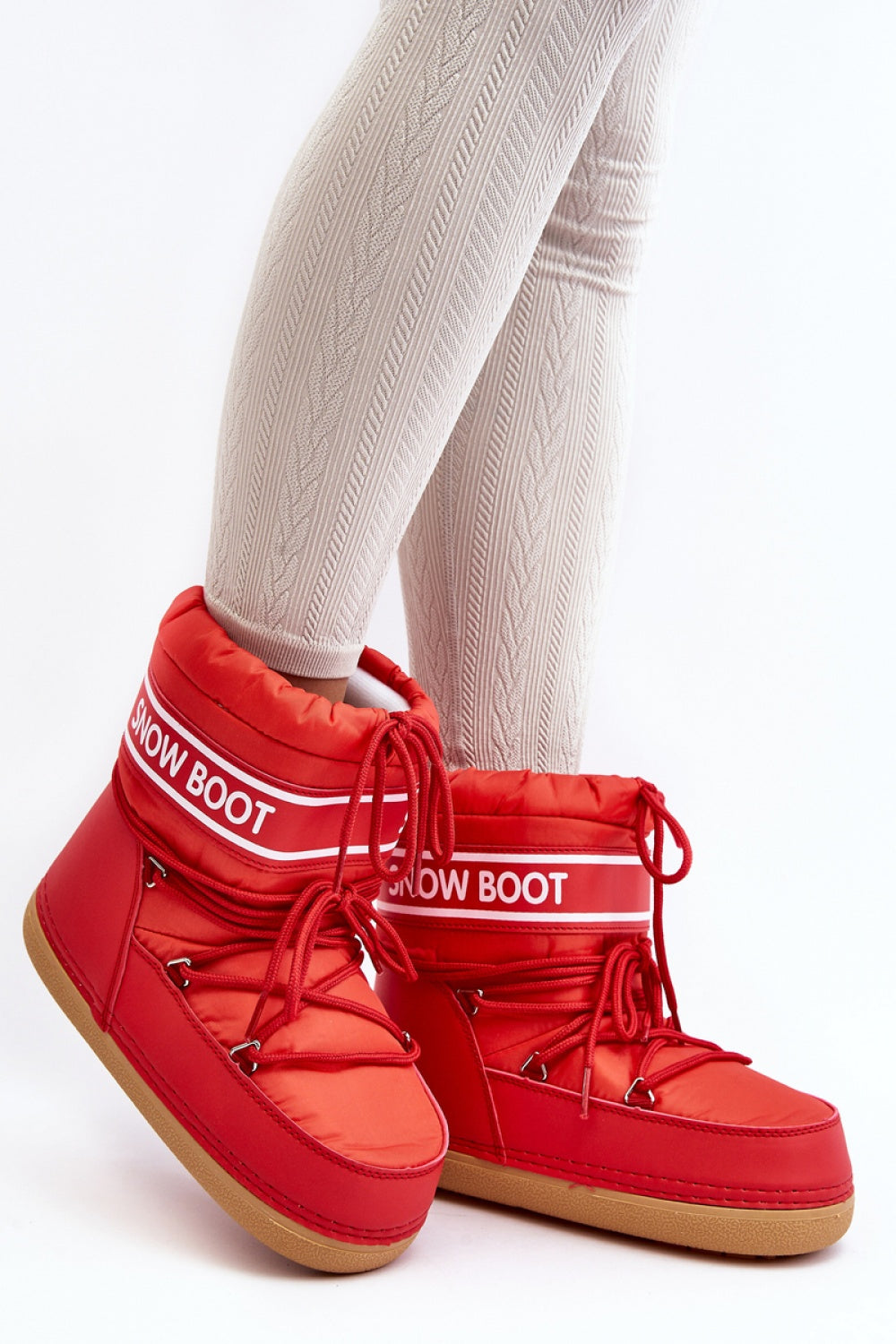 Bottes femme Step in style De Neige De — rouge