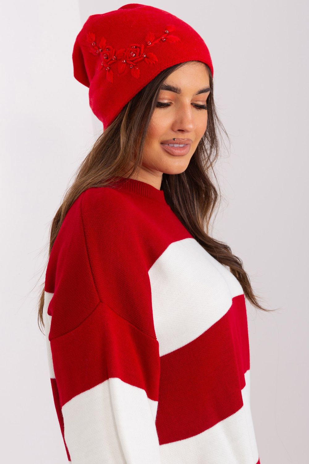 Bonnet femme AT — rouge