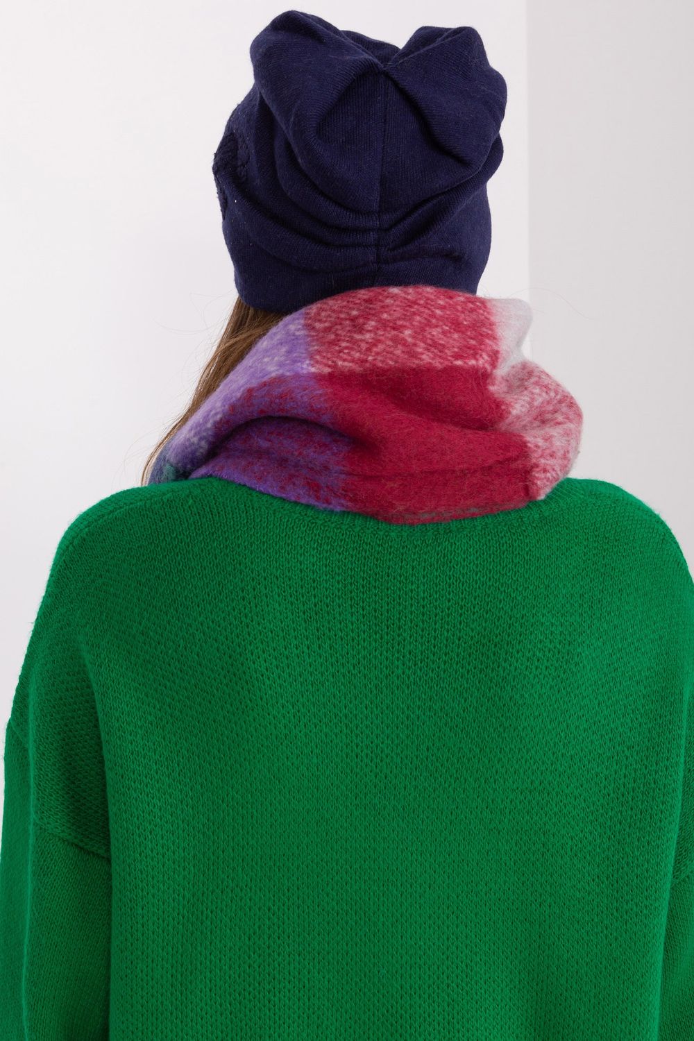 Bonnet femme AT — bleu marine