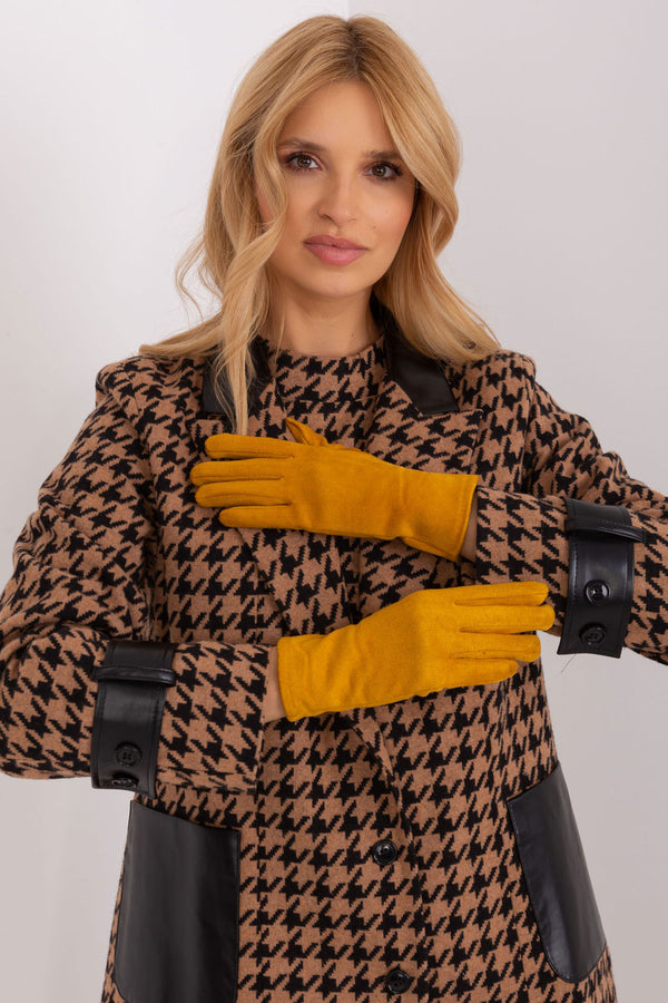 Gants femme AT — jaune