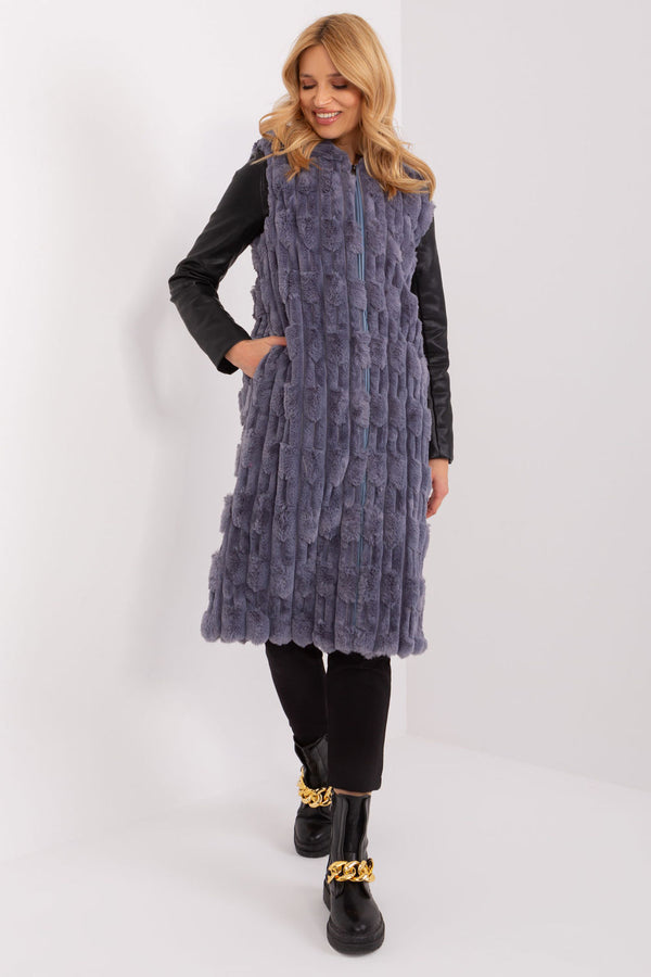 Gilet femme AT — gris