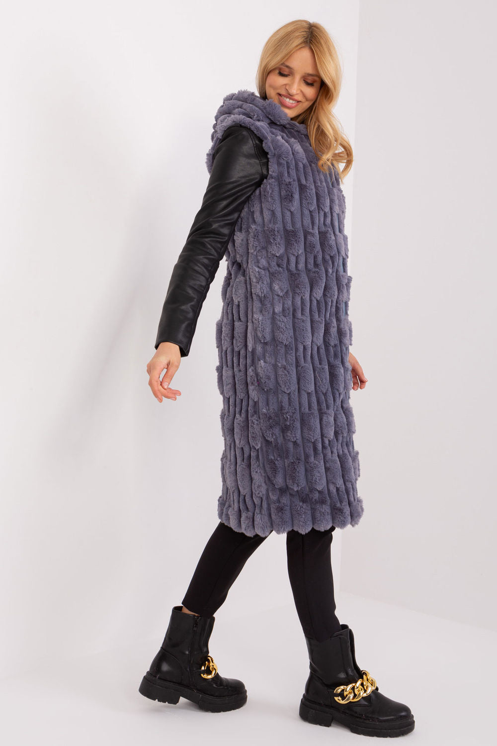 Gilet femme AT — gris