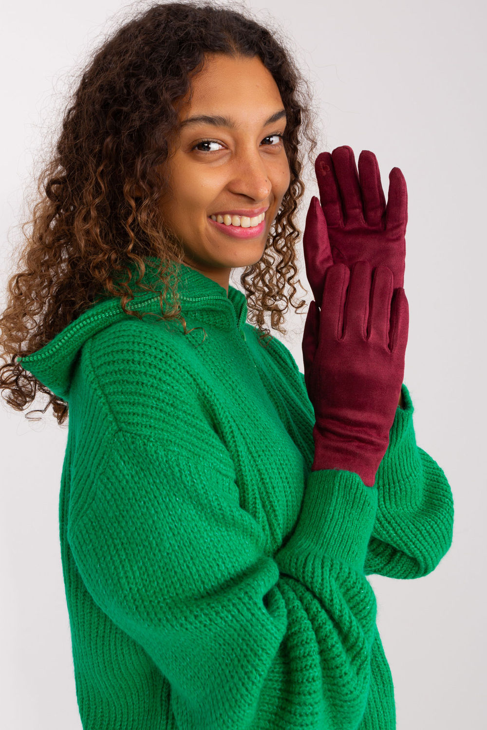 Gants femme AT — rouge