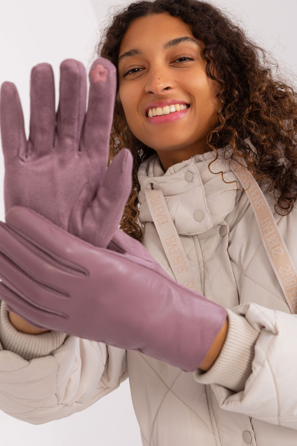 Gants femme AT — violet