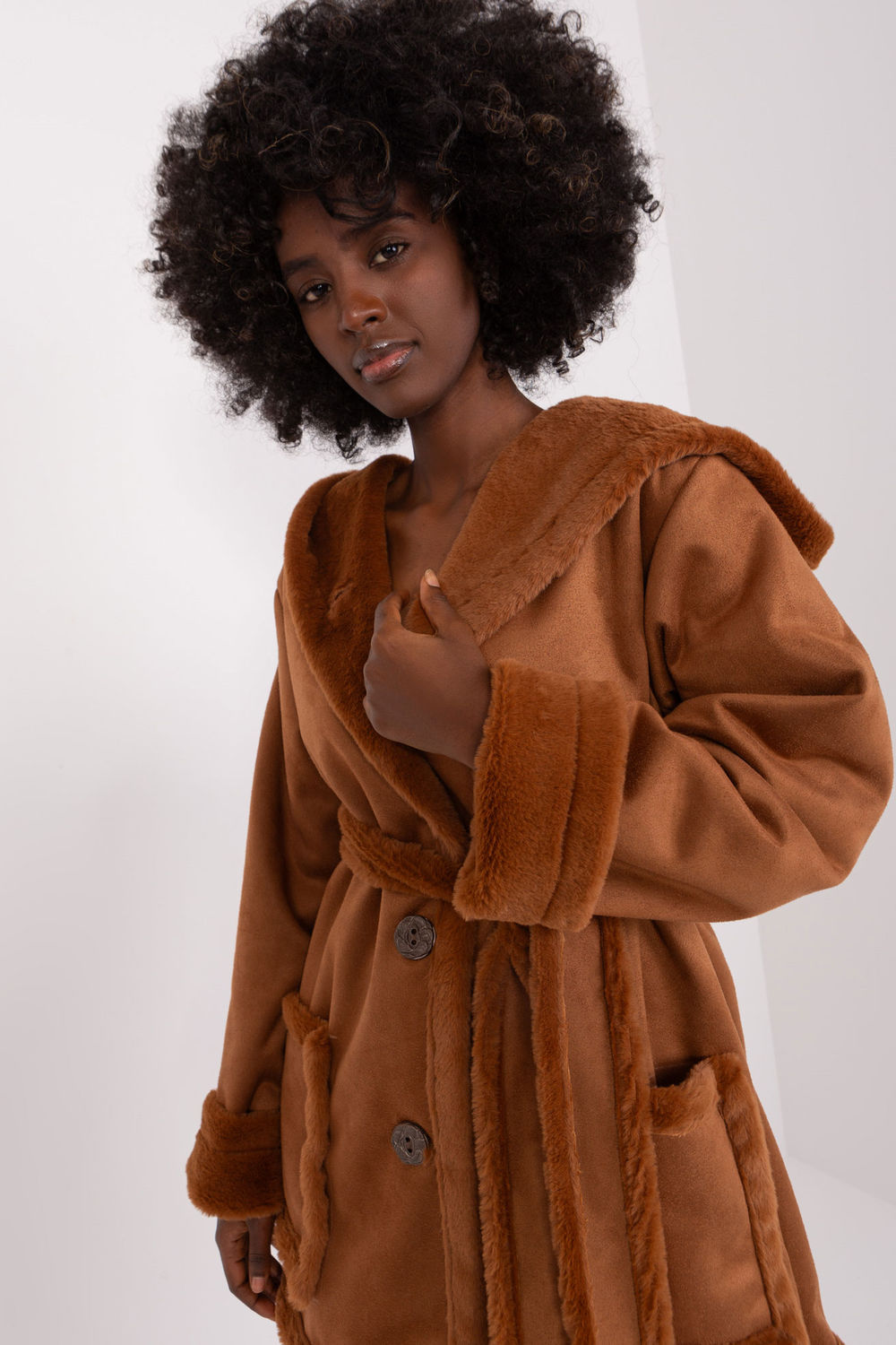 Manteau femme Lakerta — brun
