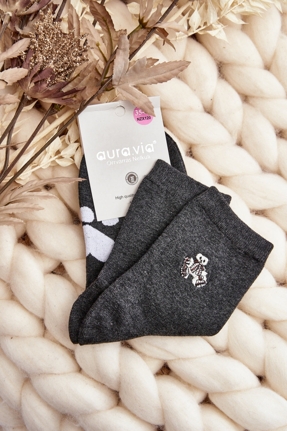 Chaussettes femme Step in style — gris