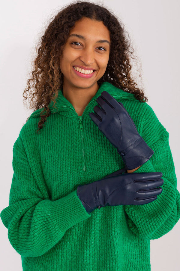 Gants femme AT — bleu marine