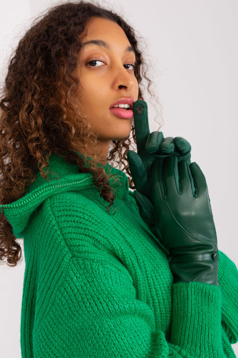 Gants femme AT — vert