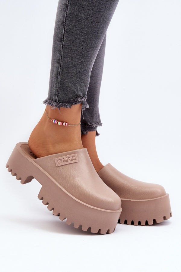 Sandales femme Step in style Clacquettes Clacquettes — beige