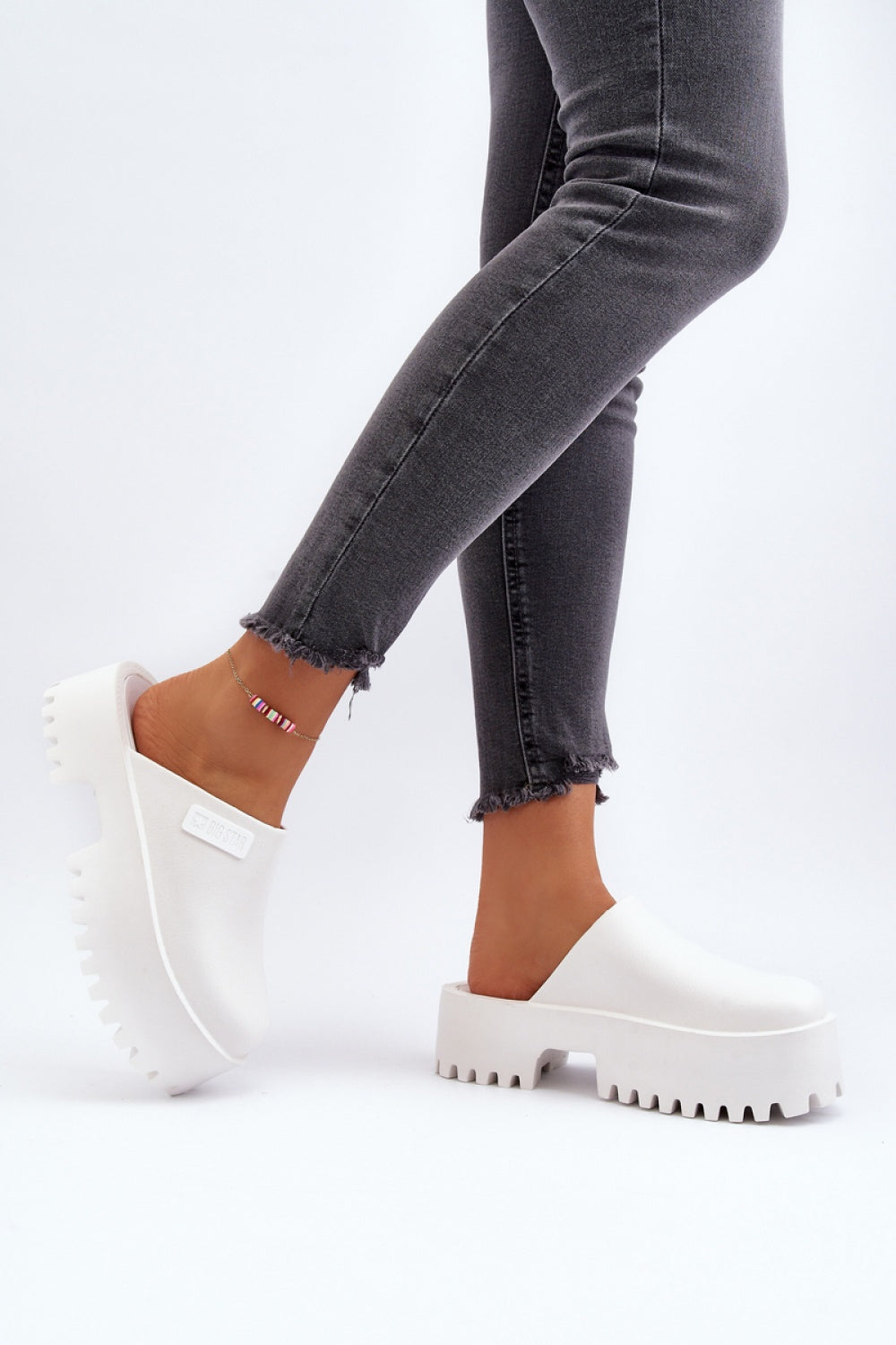 Sandales femme Step in style Clacquettes Clacquettes — blanc