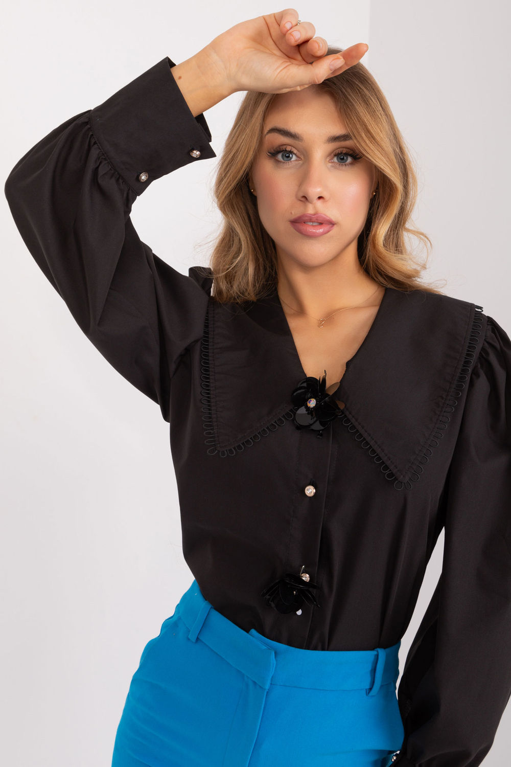 Blouse femme Lakerta — noir