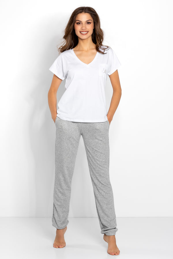 Pyjama femme Momenti Per Me — blanc