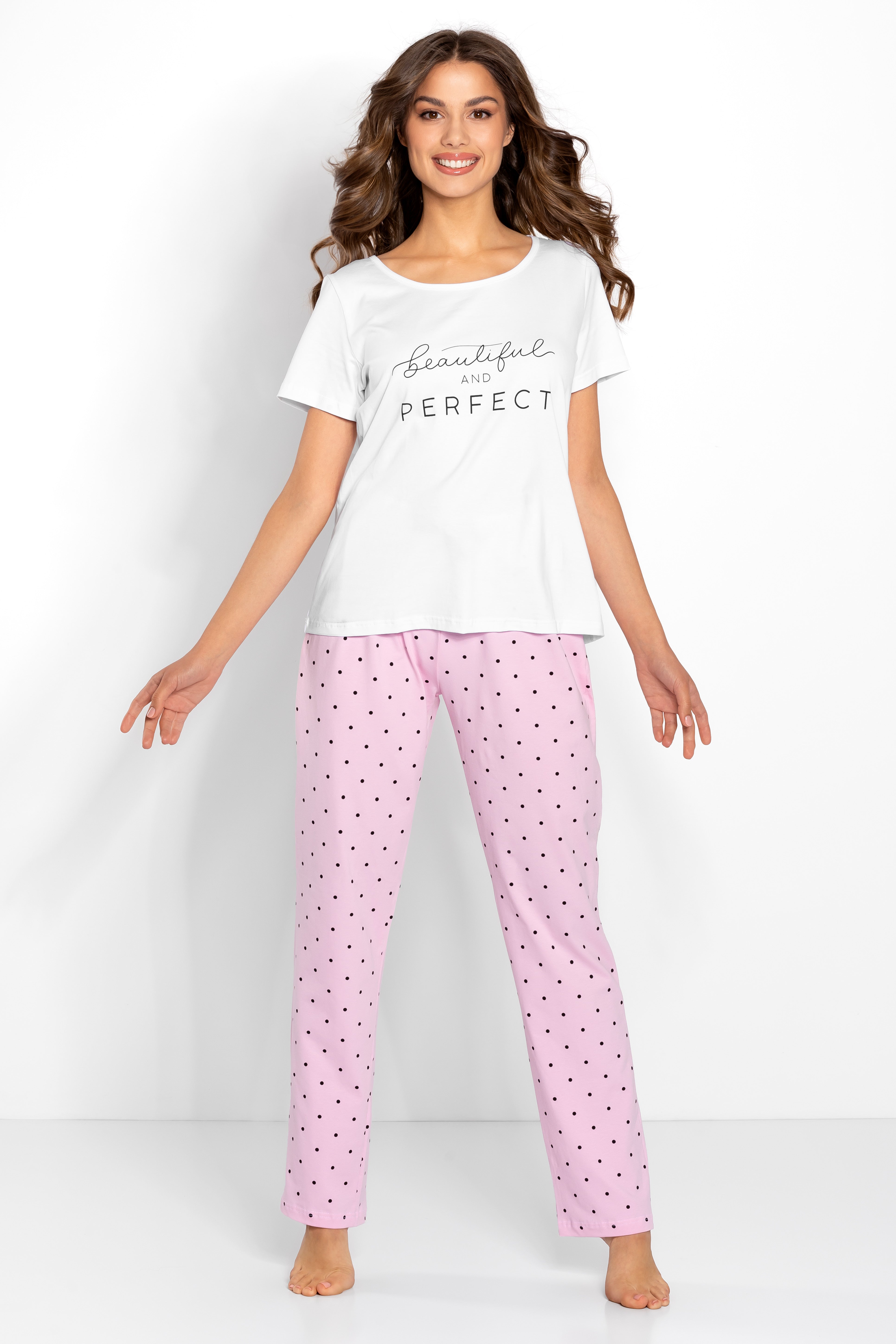 Pyjama femme Momenti Per Me — blanc