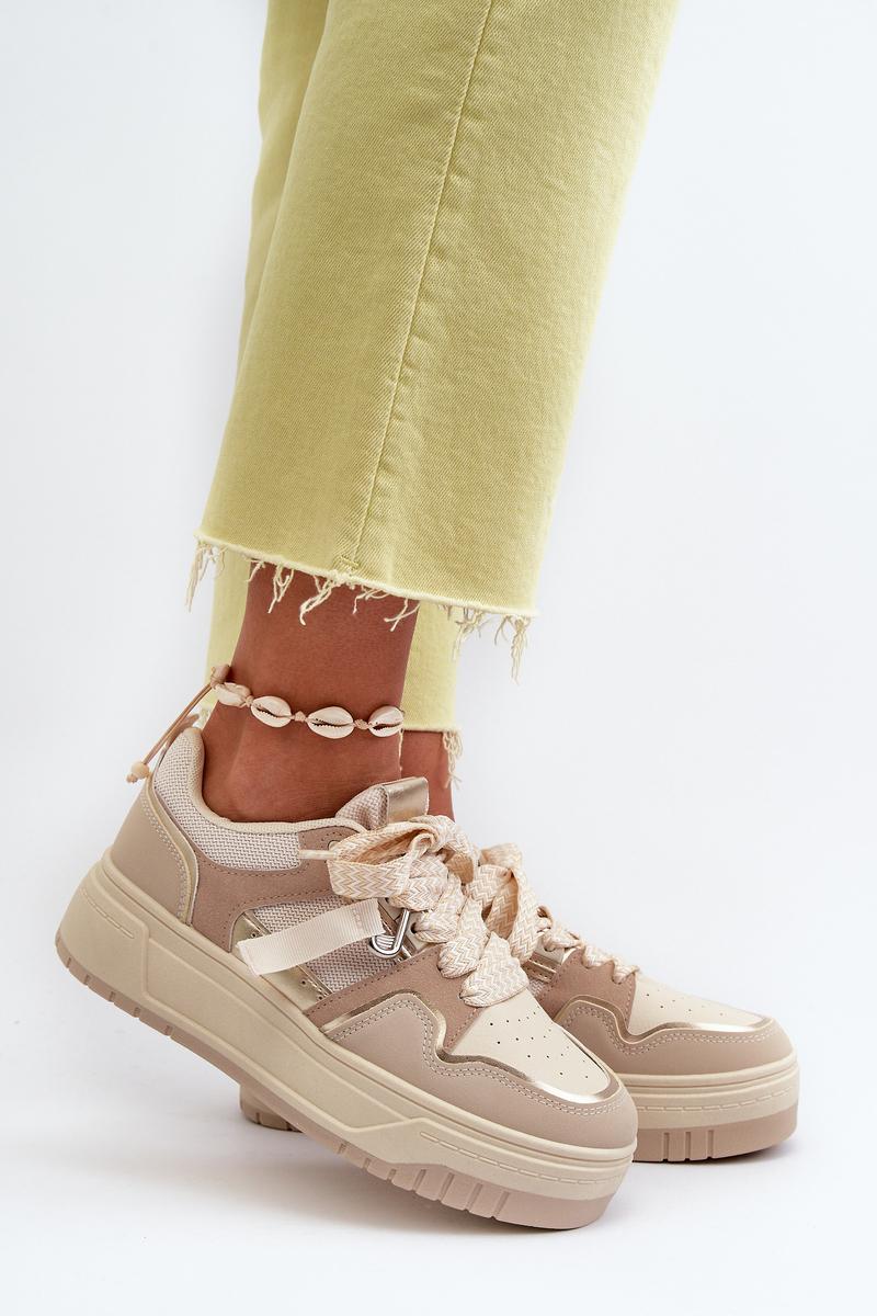 Baskets femme Step in style À Plateforme À — beige