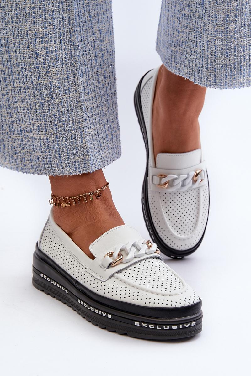 Moccasins femme Step in style — blanc