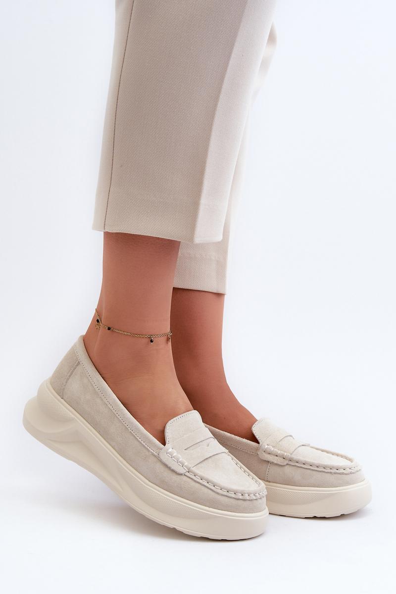 Moccasins femme Step in style — beige