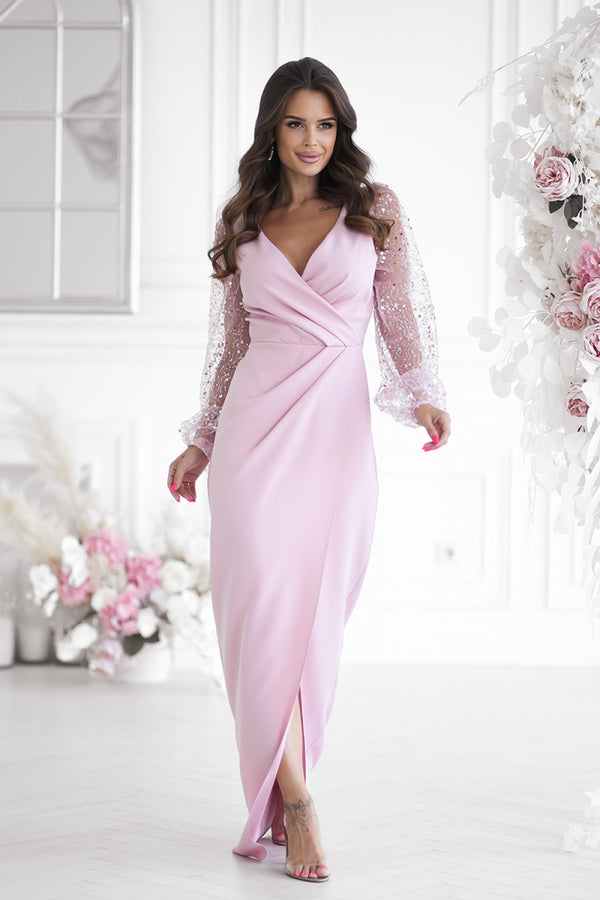 Robe femme Bicotone Longue Longue — rosé