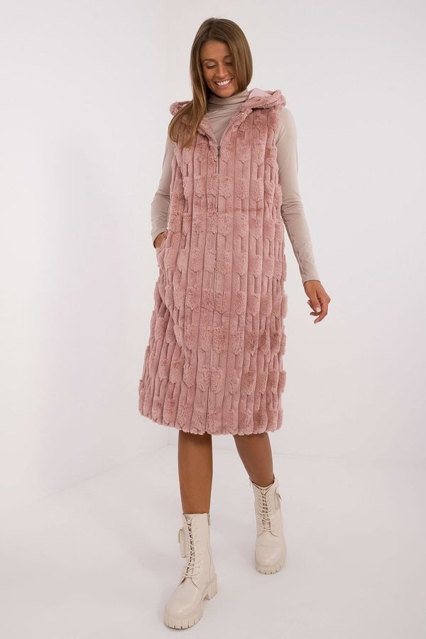 Gilet femme AT — rosé