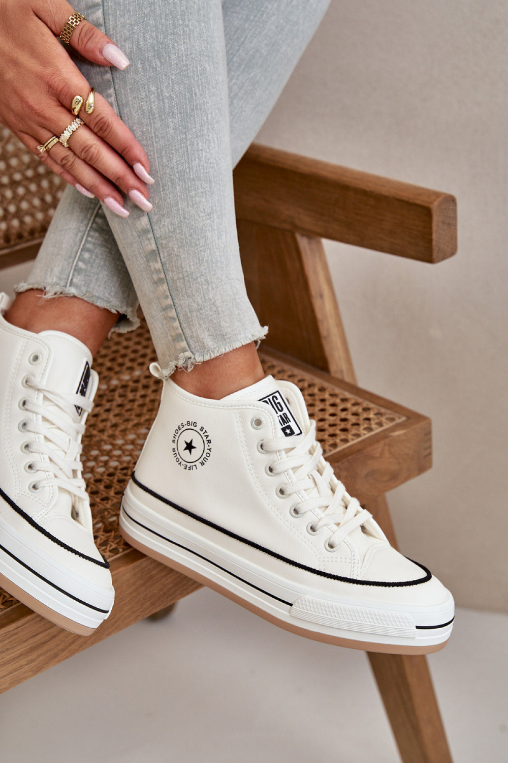 Baskets femme Step in style — blanc