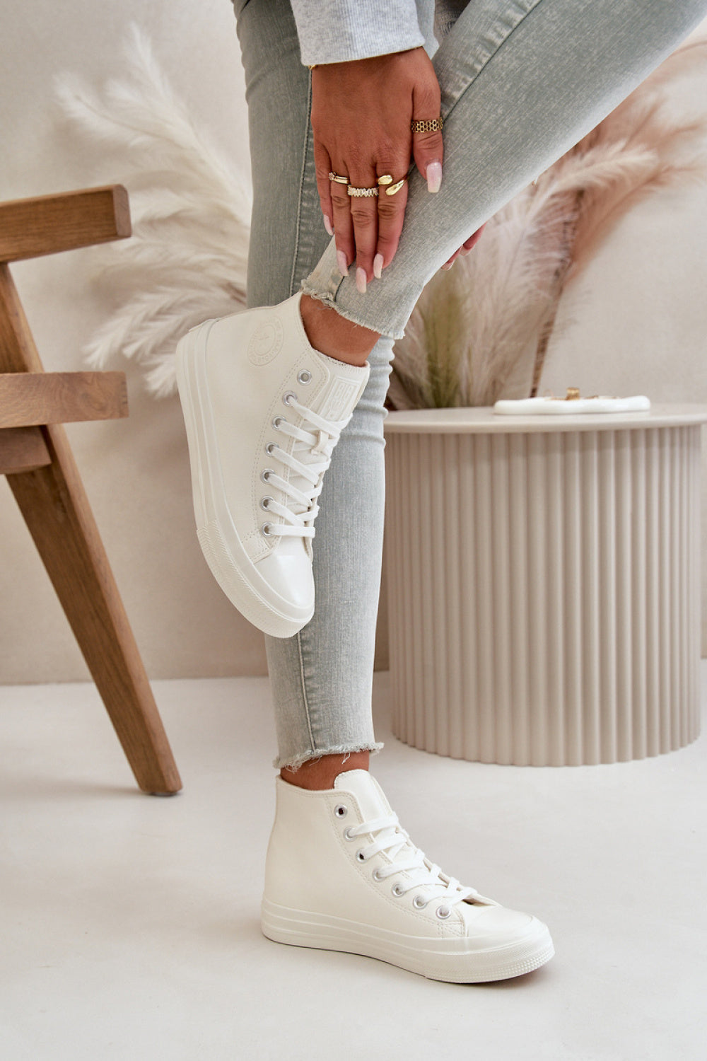 Baskets femme Step in style — blanc