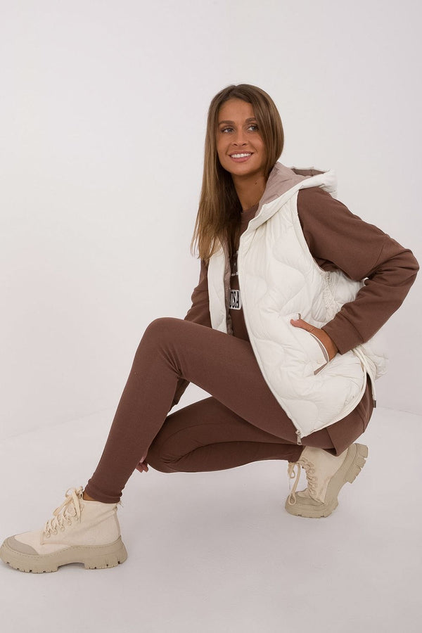 Gilet femme MBM — beige