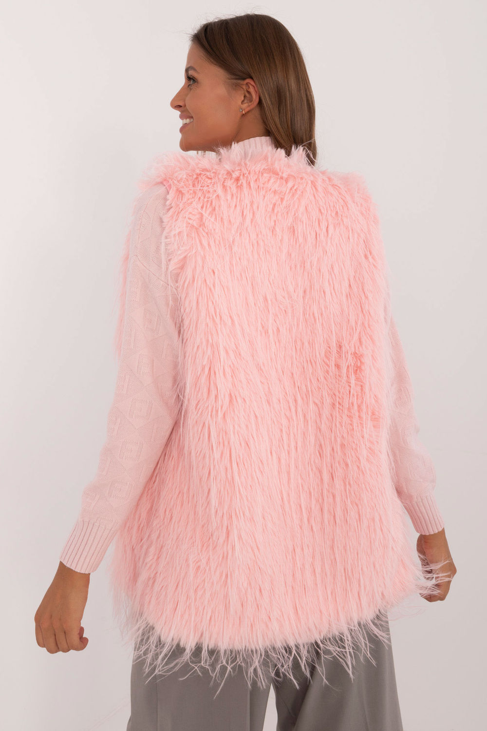 Gilet femme AT — rosé
