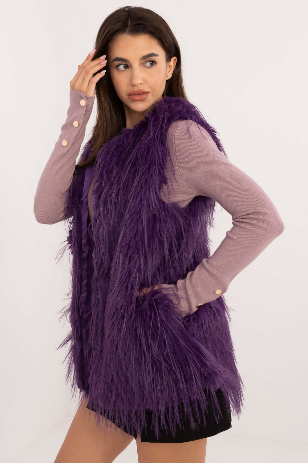 Gilet femme AT — violet