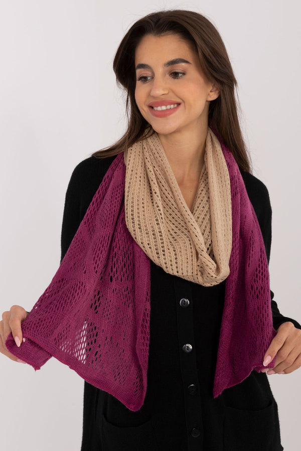 Châle femme AT — beige