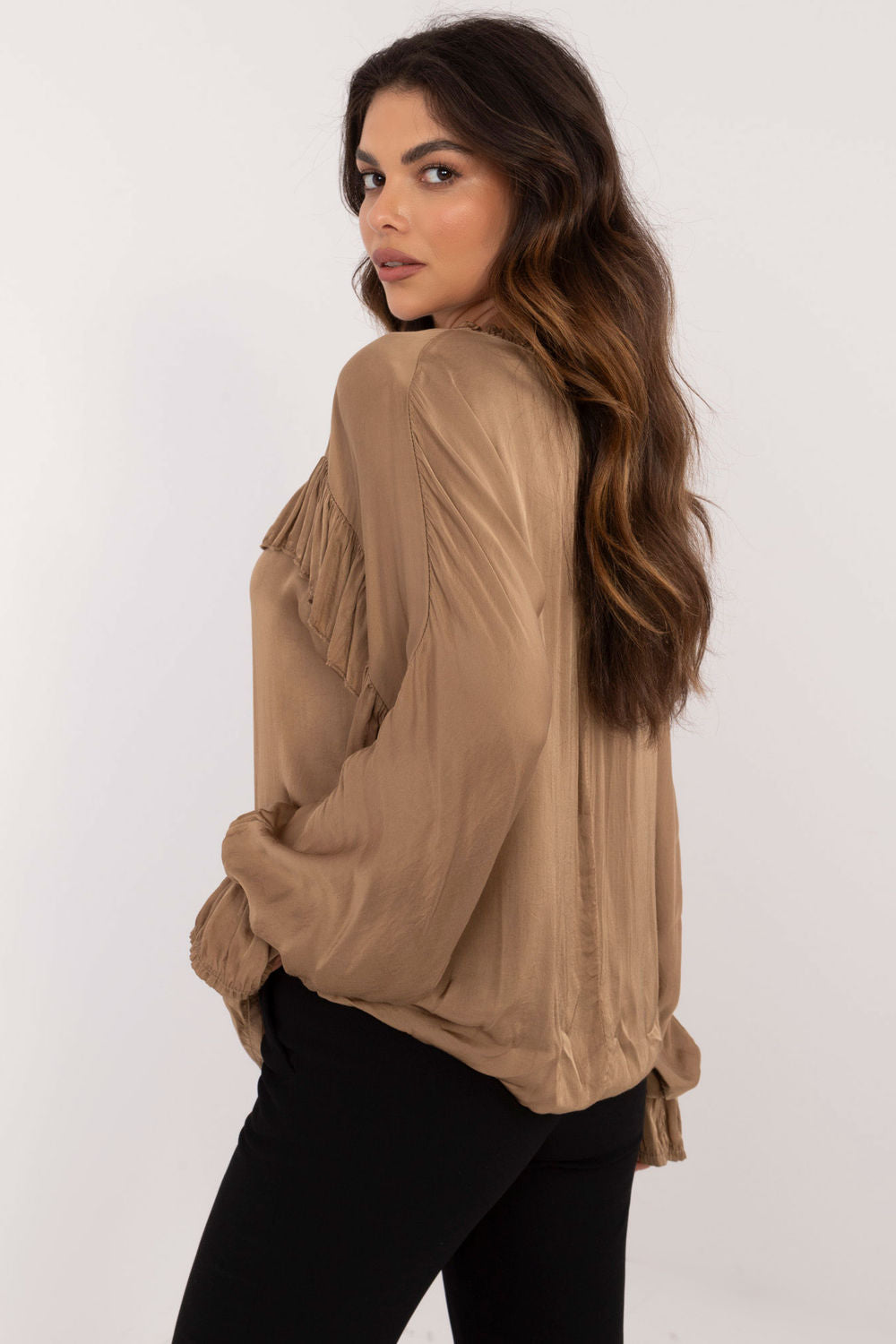 Blouse femme Och Bella — brun