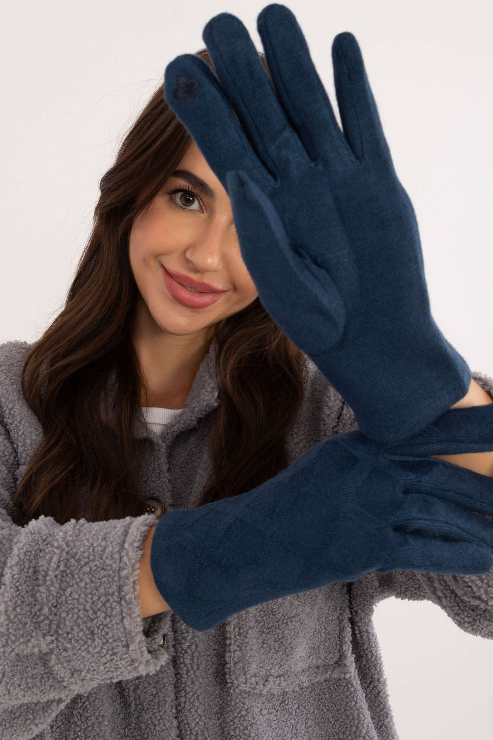 Gants femme AT — bleu