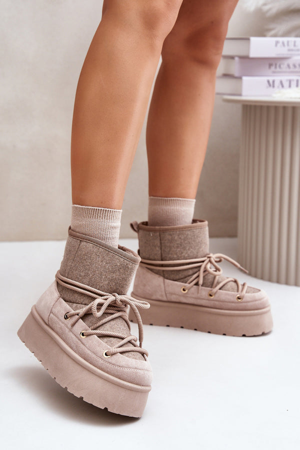 Bottes femme Step in style De Neige De — beige