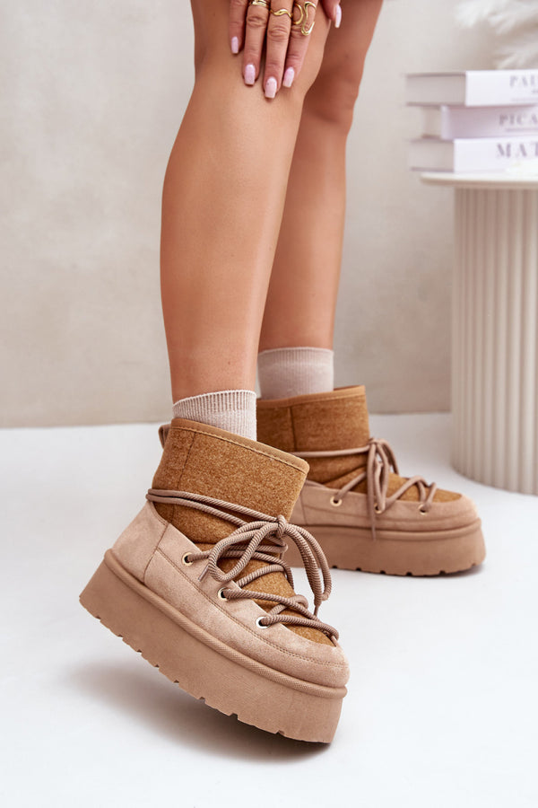 Bottes femme Step in style De Neige De — brun