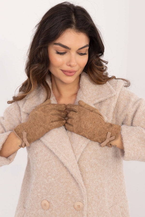 Gants femme AT — brun