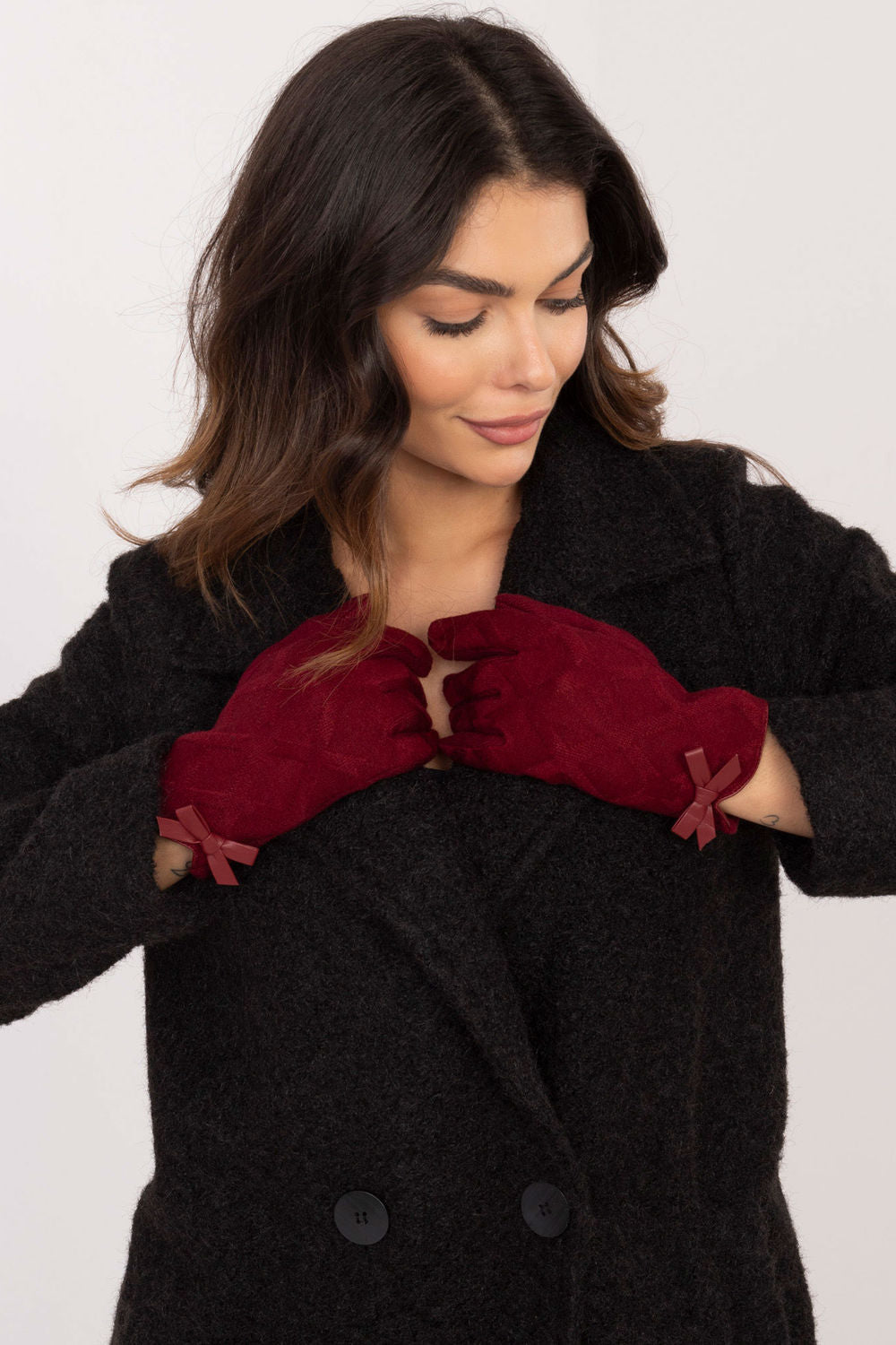 Gants femme AT — rouge