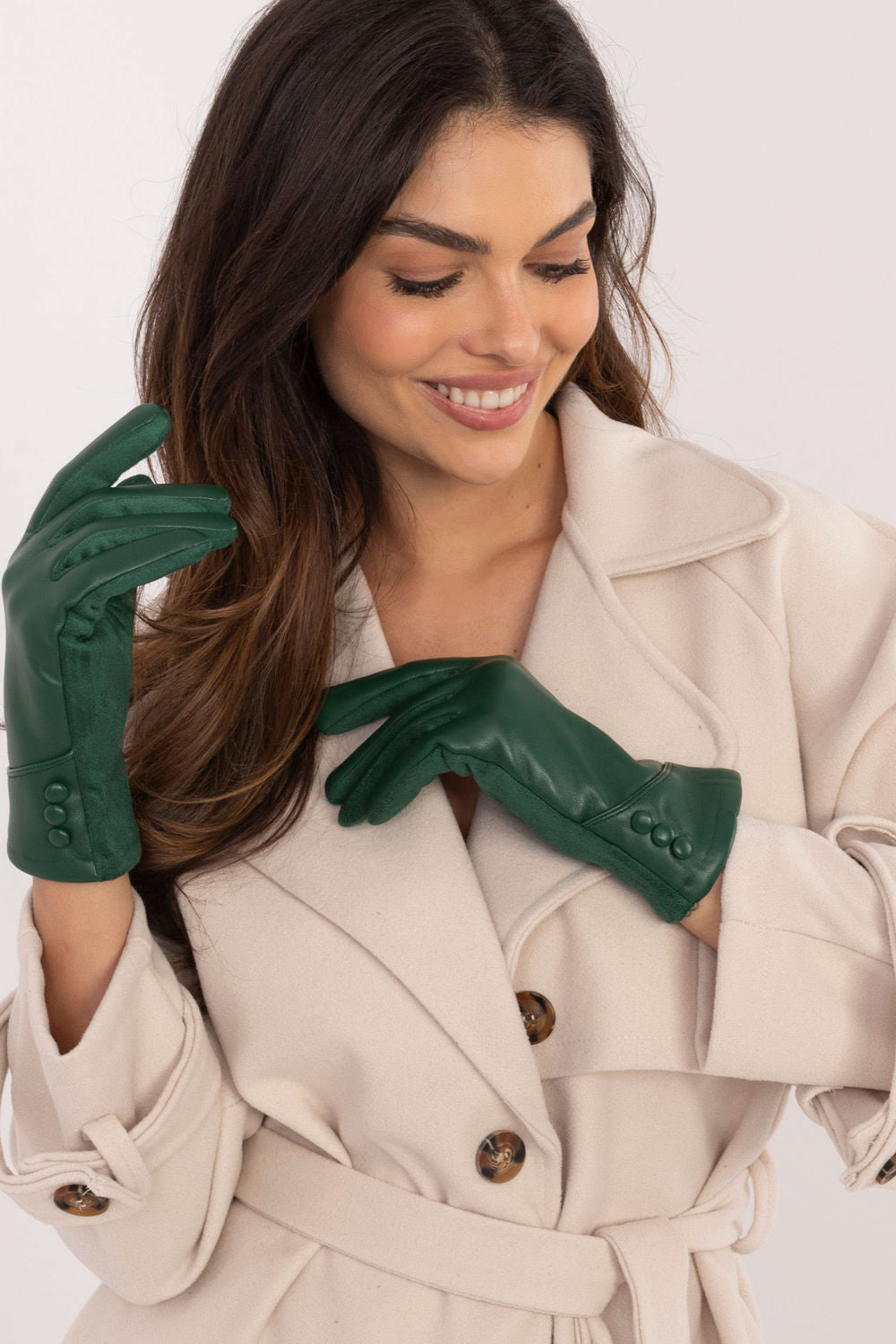 Gants femme AT — vert