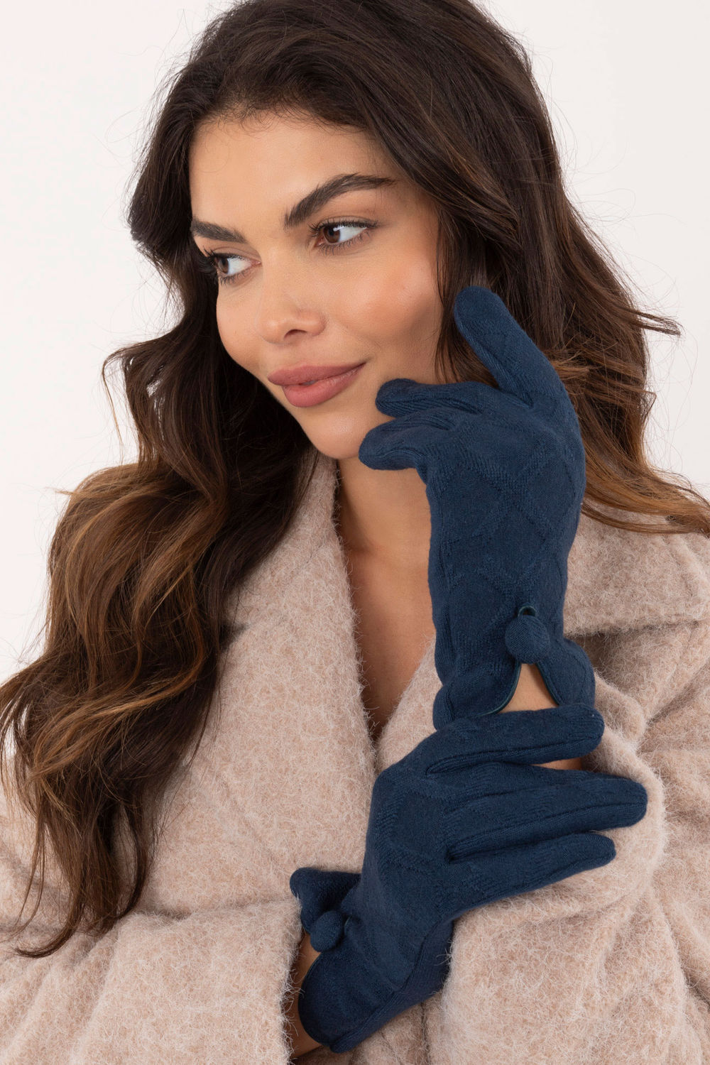 Gants femme AT — bleu
