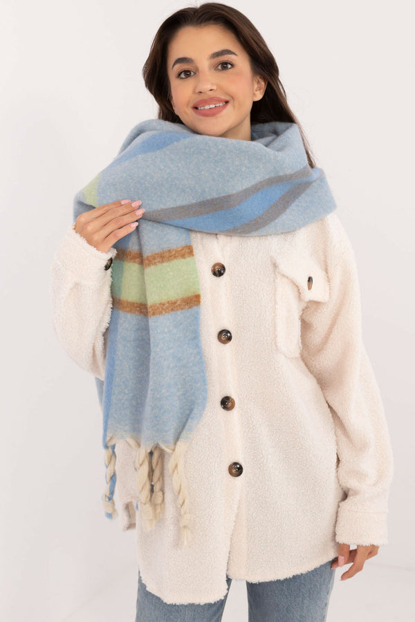 Châle femme AT — bleu
