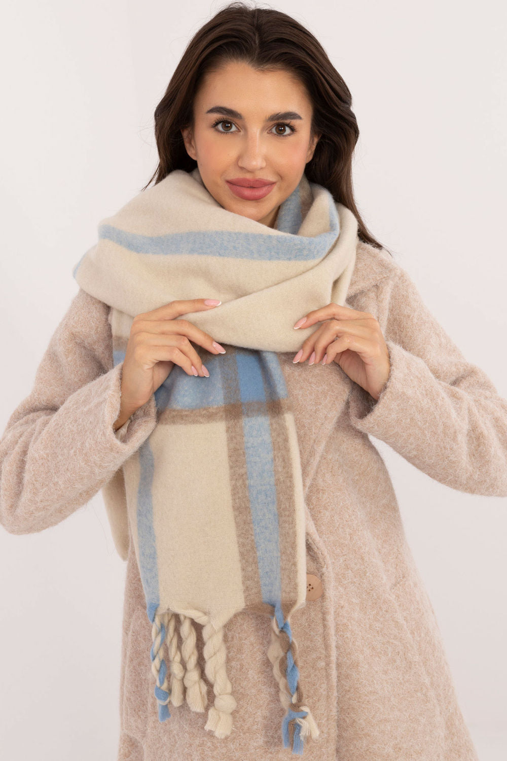 Châle femme AT — beige