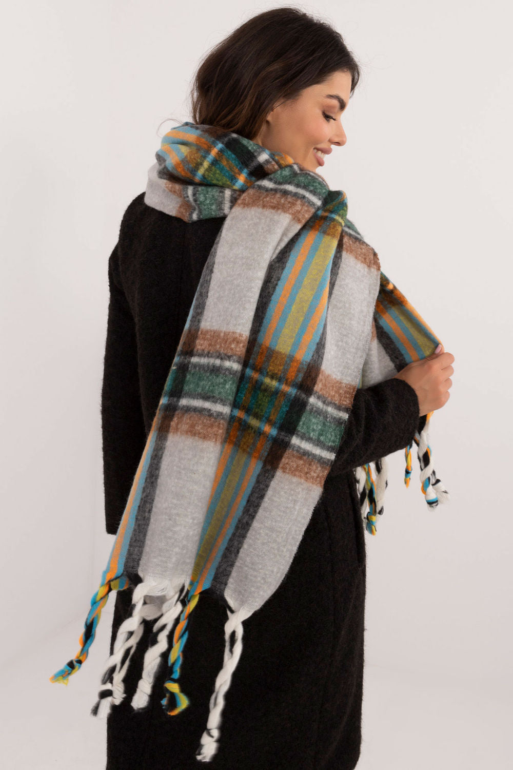 Châle femme AT — gris