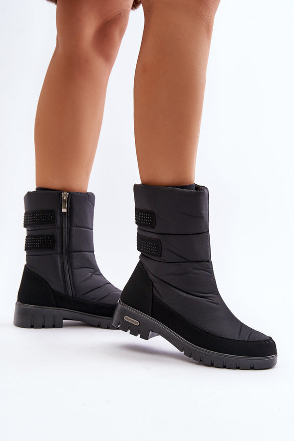 Bottes femme Step in style De Neige De — noir