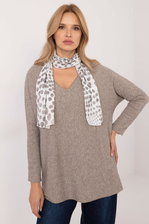 Pull femme Italy Moda Chandail Chandail — beige