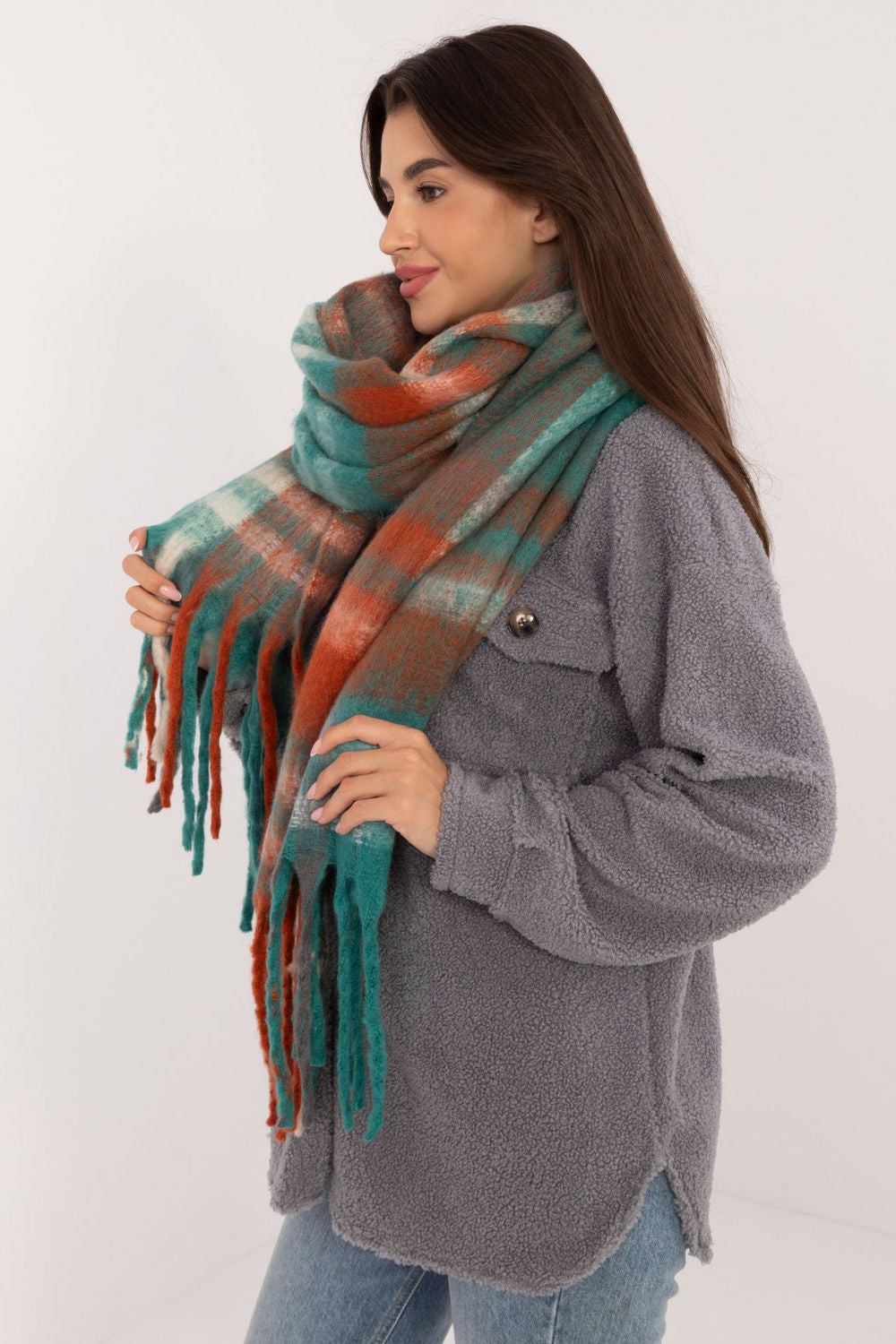 Châle femme AT — vert